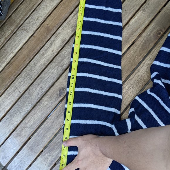 Old Navy Women Sweater Wrap Coat Stripped - Picture 10 of 16